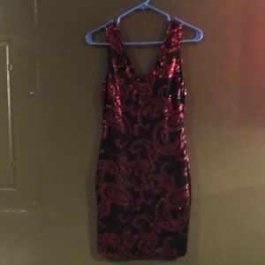 🆕 tea n rose Black and Red Dress